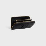 Large Zipped Wallet Cuir Triomphe In Smooth Calfskin Black 10K543DR8.38NO product photo 4