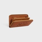 Large Zipped Wallet Cuir Triomphe In Smooth Calfskin Tan 10K543DR8.04LU product photo 4