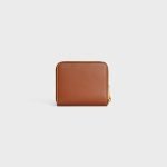 Compact Zipped Wallet Cuir Triomphe In Smooth Calfskin Tan 10K533DR8.04LU product photo 3