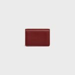 Card Holder With Flap Triomphe In Shiny Calfskin Dark Ruby 10I583DPV.27RD product photo 3