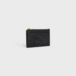 Zipped Card Holder Cuir Triomphe In Shiny Calfskin Black 10K583EMH.38NO product photo 2