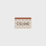 Card Holder In Triomphe Canvas With Celine Print White/tan 10B702CLY.01TA product photo 1