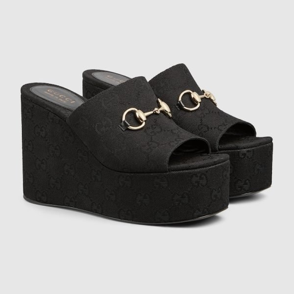 Womens Wedge Sandal With Horsebit 816328 FAB10 1000 product photo 1