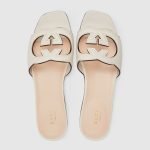 Womens Slide Sandal With Interlocking G 694451 US000 9022 product photo 5