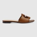 Womens Slide Sandal With Interlocking G 694451 US000 2535 product photo 3