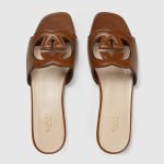 Womens Slide Sandal With Interlocking G 694451 US000 2535 product photo 5