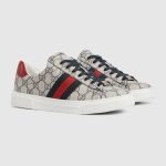 Womens Gucci Ace Sneaker With Web 760774 FACMZ 4049 product photo 1