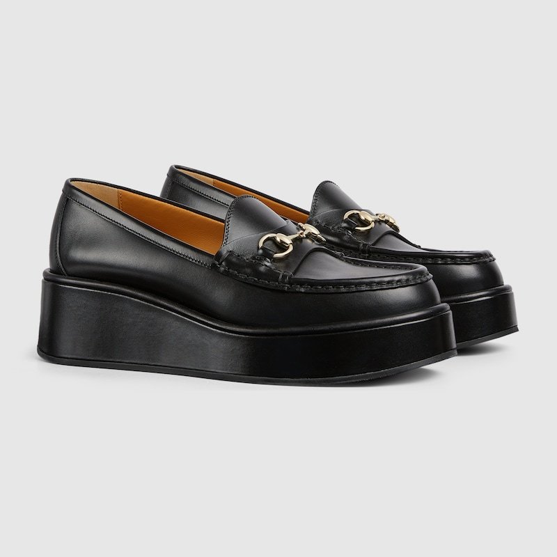 Womens Horsebit Wedge Loafer 794317 AADO0 1000 product photo 1
