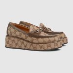 Womens Horsebit Wedge Loafer 794316 FADC1 9741 product photo 1