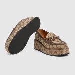 Womens Horsebit Wedge Loafer 794316 FADC1 9741 product photo 6