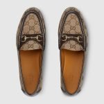 Womens Gucci Horsebit Platform Loafer 786009 FADC1 9763 product photo 5