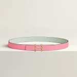H Torsade Belt Buckle & Reversible Leather Strap 24 MM H052150CAMB070 product photo 2