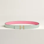H Torsade Belt Buckle & Reversible Leather Strap 24 MM H052150CAMB070 product photo 1
