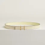H Torsade Belt Buckle & Reversible Leather Strap 24 MM H052150CALD080 product photo 1