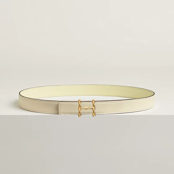 H Torsade Belt Buckle & Reversible Leather Strap 24 MM H052150CALD080 product photo 1