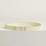 H Torsade Belt Buckle & Reversible Leather Strap 24 MM H052150CALD080 product photo 2
