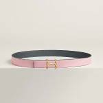 H Torsade Belt Buckle & Reversible Leather Strap 24 MM H052150CALB080 product photo 2