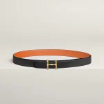 H Torsade Belt Buckle & Reversible Leather Strap 24 MM H052150CABW080 product photo 1