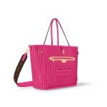 Louis Vuitton Neverfull Bandouliere Inside Out MM Red Monogram - Monogram Signature side view