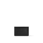 Louis Vuitton Card Holder Black - Louis Vuitton Wallet or Card Holder front view