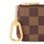 Louis Vuitton Key Pouch Gold Canvas - Louis Vuitton Wallet or Card Holder interior detail
