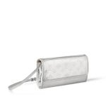 Louis Vuitton Pochette Twin Silver Monogram - Monogram Signature side view