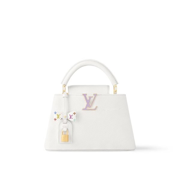 LV X Tm Capucines BB White Monogram - LOUIS VUITTON front view
