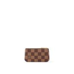 Louis Vuitton Key Pouch Gold Canvas - Louis Vuitton Wallet or Card Holder back view