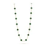 Vintage Alhambra Long Necklace, 20 Motifs VCARL88100 product photo 2