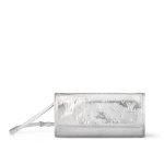 Louis Vuitton Pochette Twin Silver Monogram - Monogram Signature front view