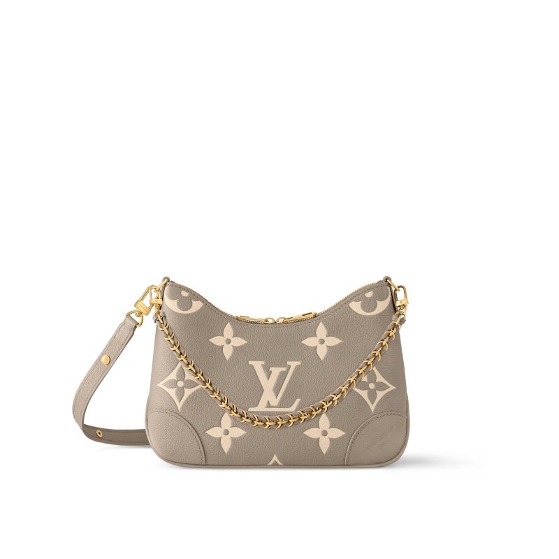 Louis Vuitton Boulogne Gray Monogram - Monogram Signature front view
