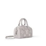 Louis Vuitton Speedy Bandouliere 20 Red Monogram - Monogram Signature side view