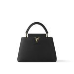 Louis Vuitton Capucines MM Black Monogram front view