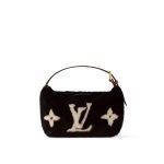 Louis Vuitton Hills Pochette Gold Monogram - Monogram Signature interior detail