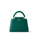 Louis Vuitton Capucines BB Green front view