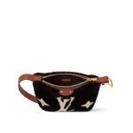 Louis Vuitton Hills Pochette Gold Monogram - Monogram Signature back view