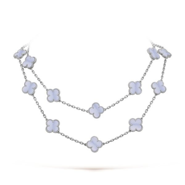 Vintage Alhambra long necklace, 20 motifs