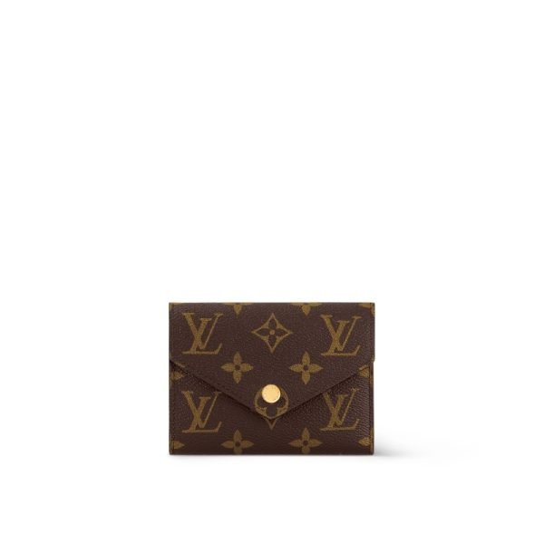 Louis Vuitton Victorine Wallet Gold Monogram - Louis Vuitton Wallet or Card Holder front view