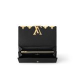 Louis Vuitton Capucines Wallet Black Monogram - Louis Vuitton Wallet or Card Holder back view