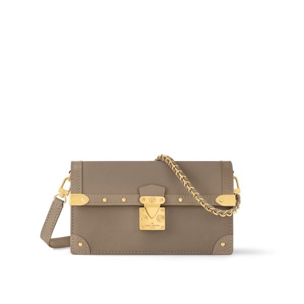 Louis Vuitton Trunk Chain Wallet Brown - Monogram Signature front view