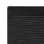 Louis Vuitton Card Holder Black - Louis Vuitton Wallet or Card Holder interior detail