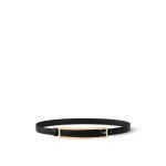 The Line 20mm Belt Black - Women‘s Belt front view