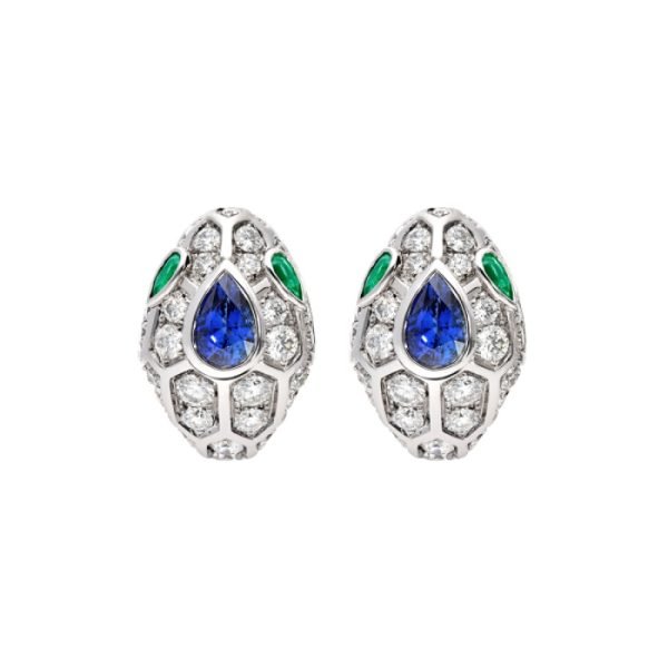 Serpenti Seduttori gilded snake earrings
