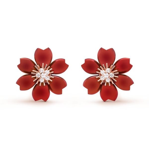 Rose de No?l earrings, small model