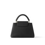 Louis Vuitton Capucines MM Black Monogram hardware detail