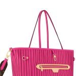 Louis Vuitton Neverfull Bandouliere Inside Out MM Red Monogram - Monogram Signature back view
