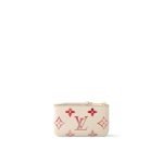 Louis Vuitton Key Pouch Pink Monogram - Louis Vuitton Wallet or Card Holder side view