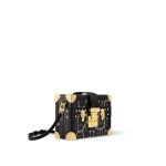 Louis Vuitton Petite Malle Red - Monogram Signature side view