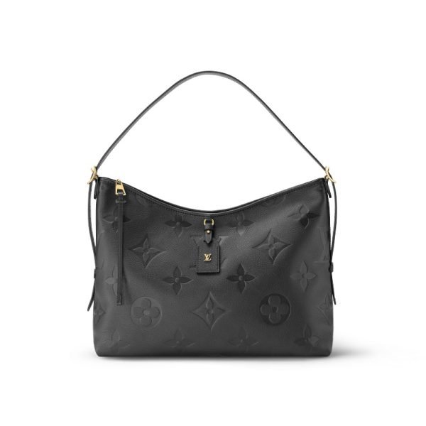 Louis Vuitton Carryall MM Black Monogram - Monogram Signature front view