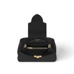 Louis Vuitton Capucines MM Black Monogram strap detail